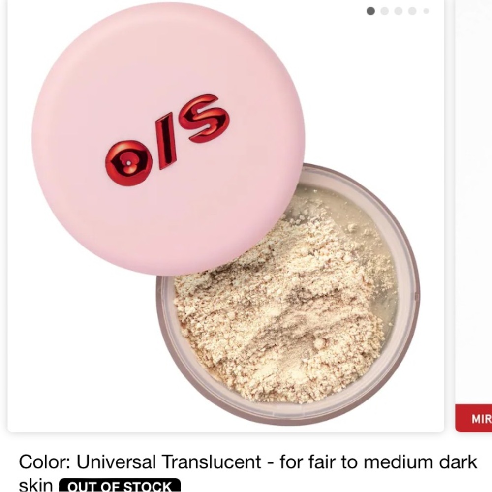 S/O by Patrick Starr Ultimate Setting Powder in translucent 1.2oz/34.5g